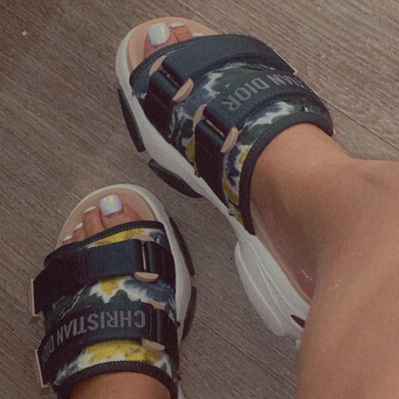 NEW CHRISTIAN DIOR SLIDES  (Still have receipts) - Picture 3 of 3